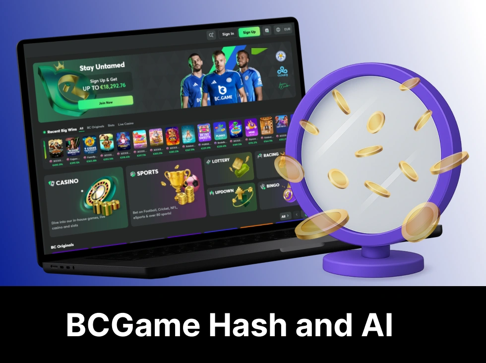 Access BC Game Hash and AI