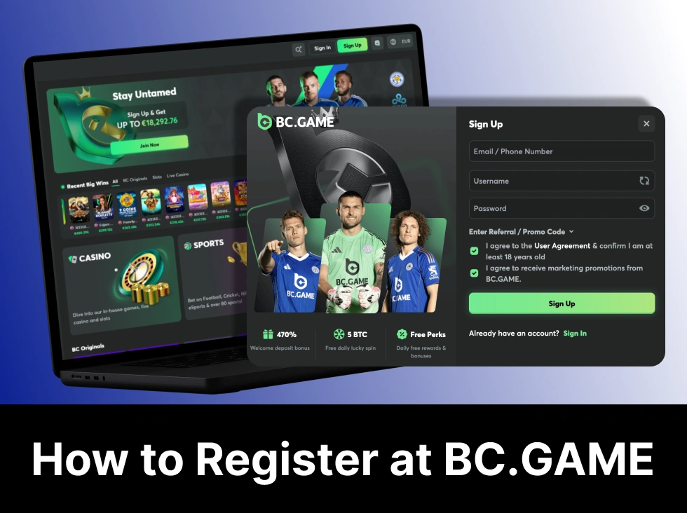 How to register BC.Game
