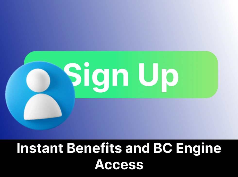 Instant Benefits for BC.Game registration